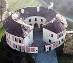 Aerial view of the Chodov Fortress culture center building